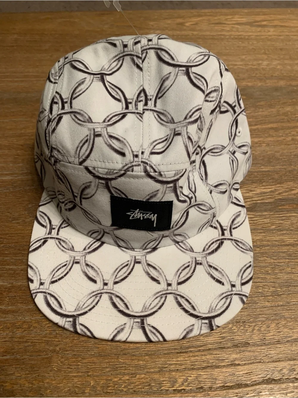 New Stussy White Chain Cap Baseball Yupoong Sample